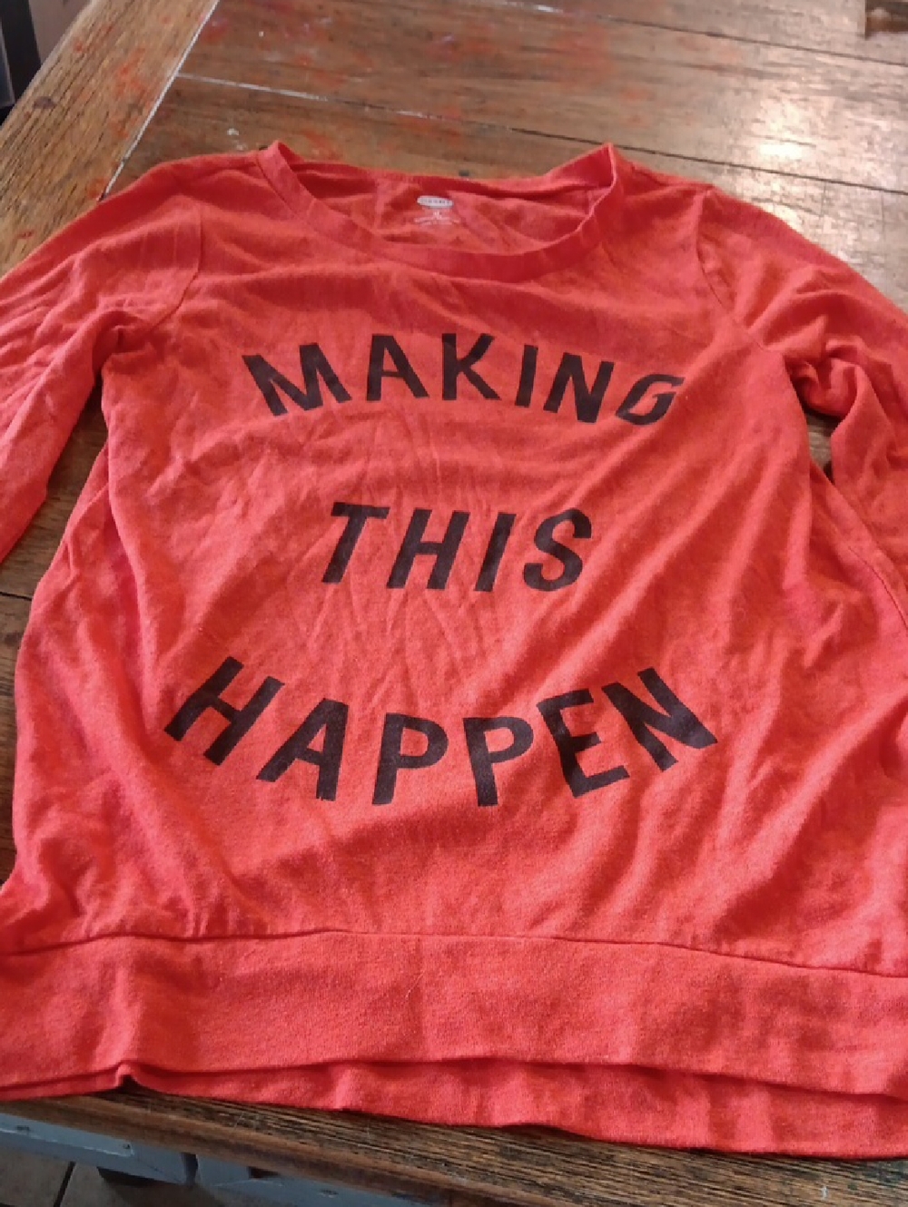 Old Navy Orange Crewneck Tee